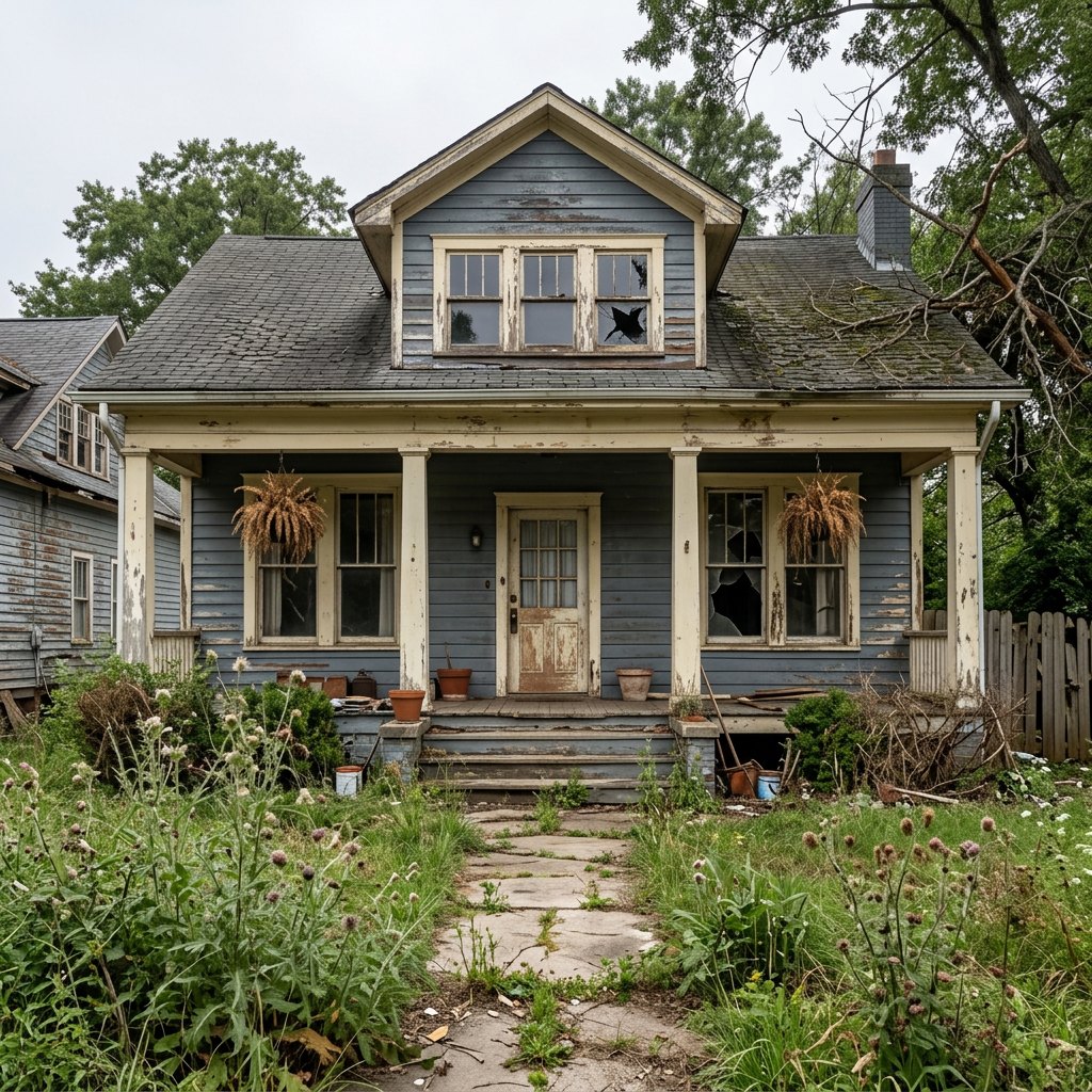 Craftsman Bungalow Restoration before renovation