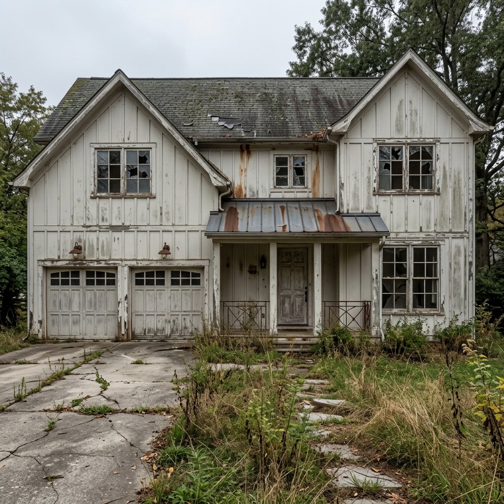 Two-Story New Build Finish before renovation